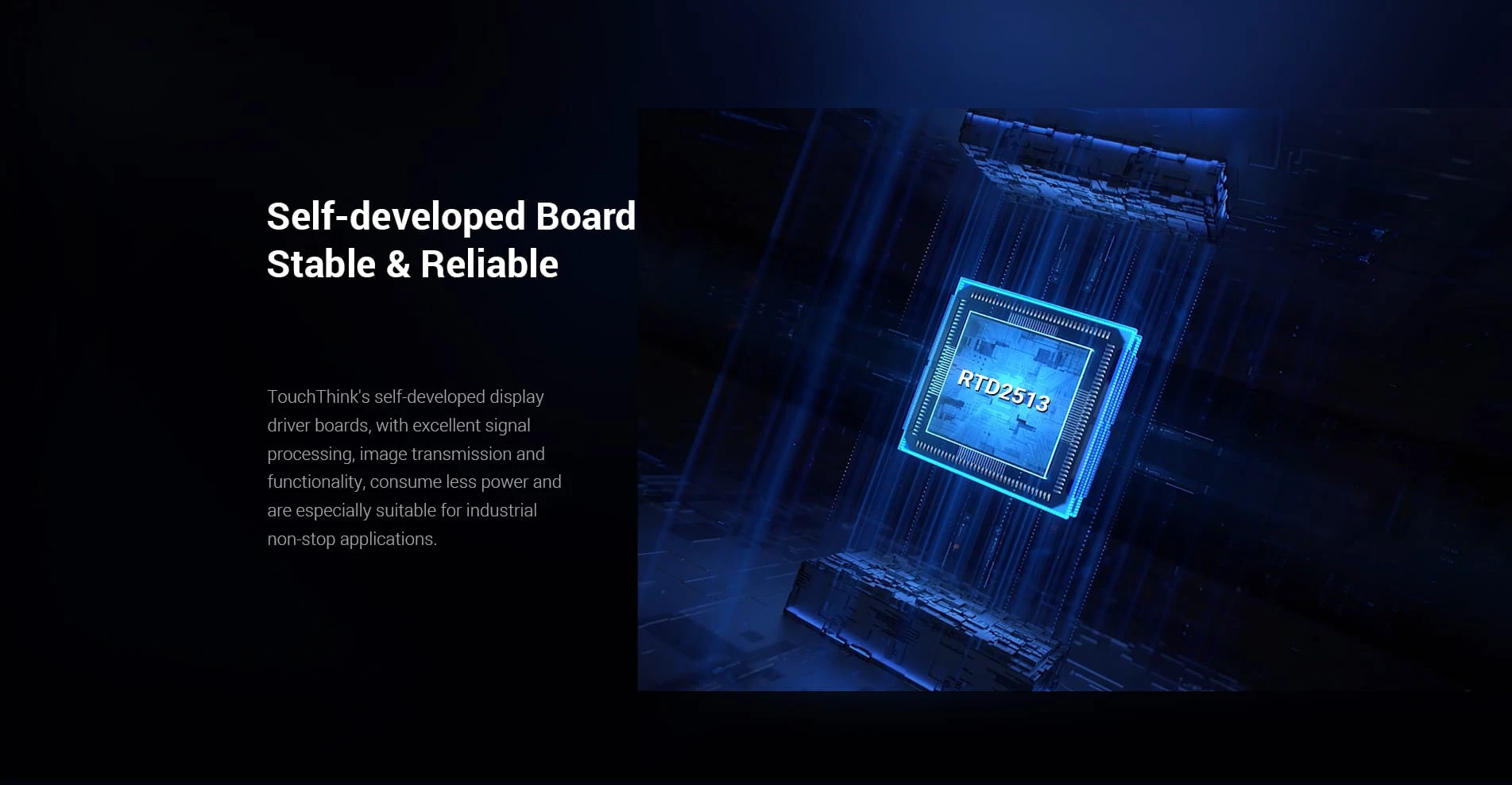 TouchThink Self-developed Board for Embedded Industrial Monitor-IPC Manufacturer