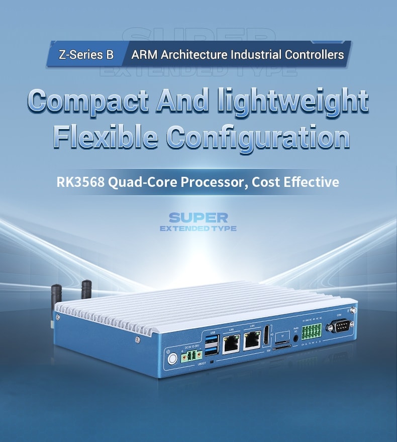 Compact and Lightweight RK3568 Industrial Computer with flexible configuration-IPC Manufacturer