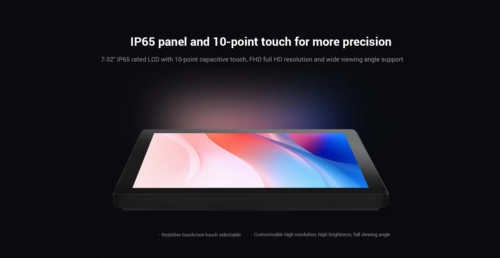 10-point PCAP Android FHD LCD Touch Monitor