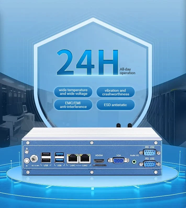 24H industrial protection box computer
