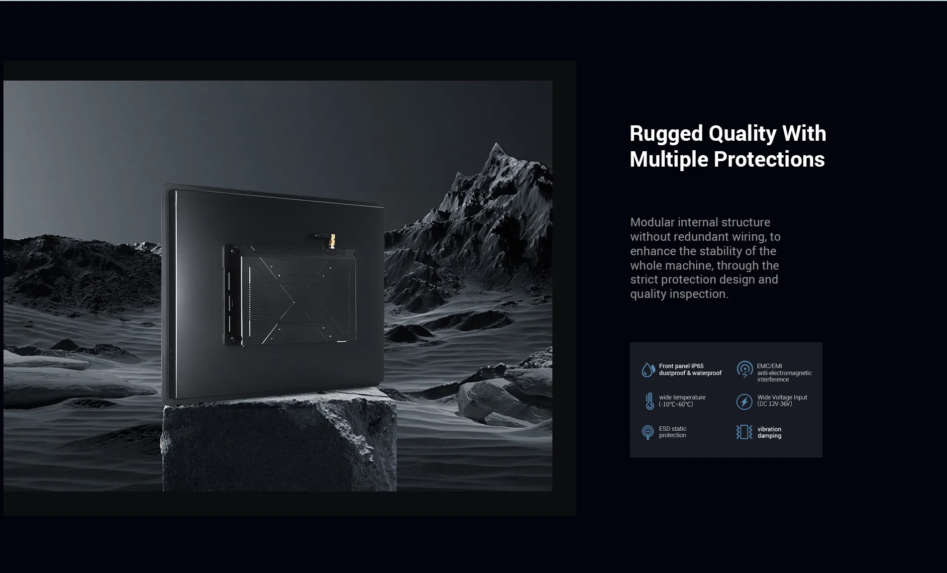 ESD EMC EMI Rugged External Embedded Android Panel PC