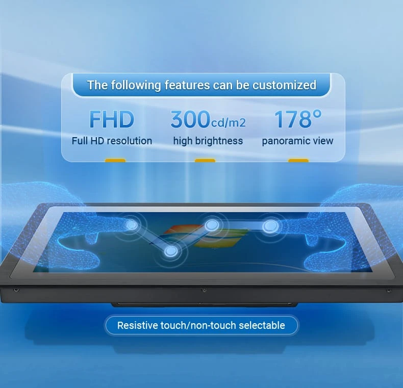 FHD Recessed Industrial All-in-one PC -TouchThink IPC Manufacturing