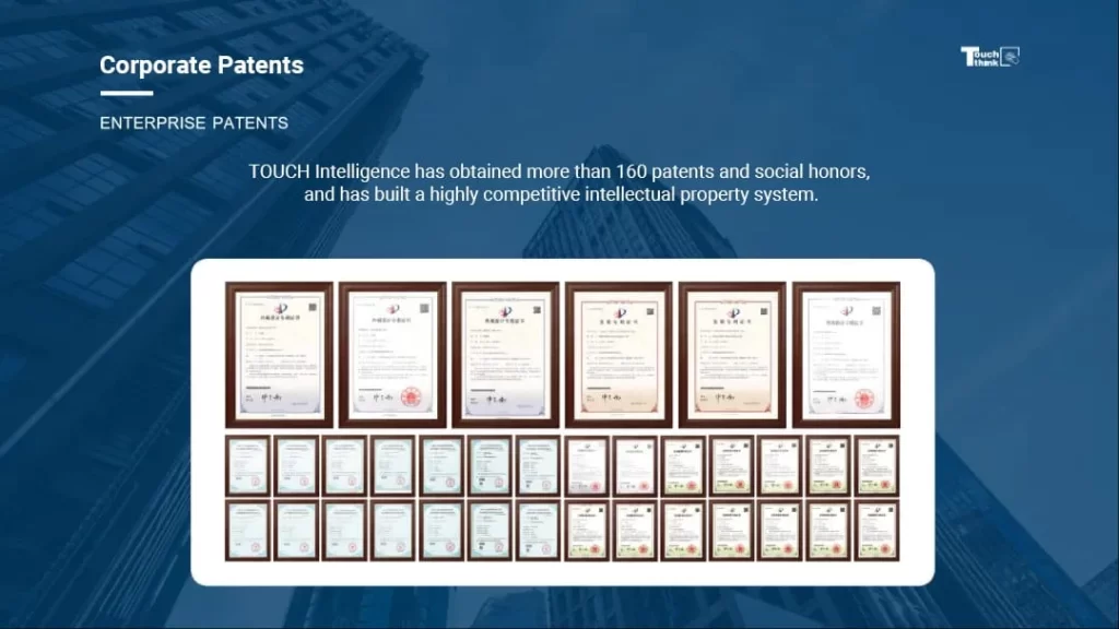 TouchThink Corporate Patents-TouchThink IPC Manufacturing