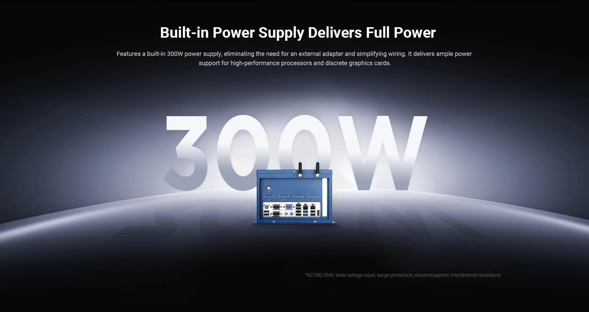 Built-in 300W Industrial Box PC-TouchThink IPC Manufacturing