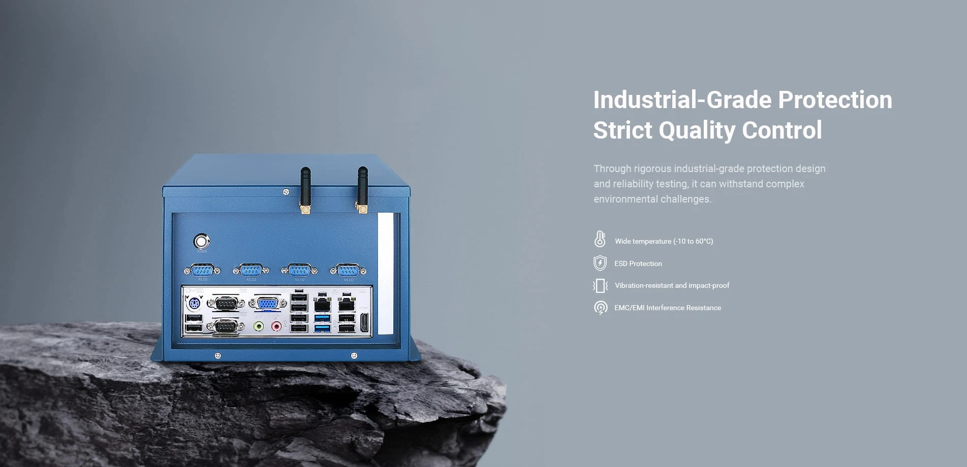 CL Series Model D Rackmount PC with ESD EMC EMI protection-TouchThink IPC Manufacturing