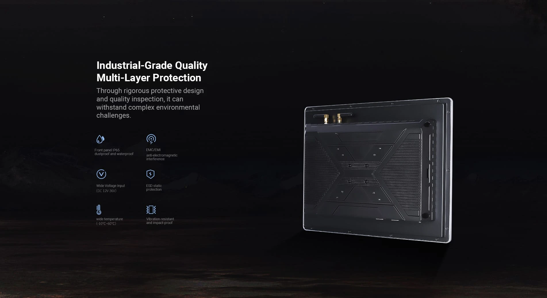 12V 36V Windows All-in-one PC -30℃~60℃