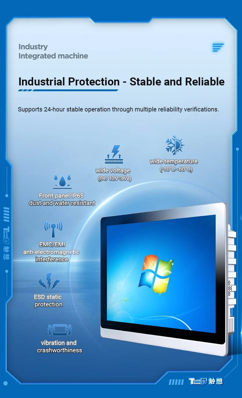Industrial Protections of Panel PC for Pharmaceutical Packing-TouchThink IPC Manufacturing