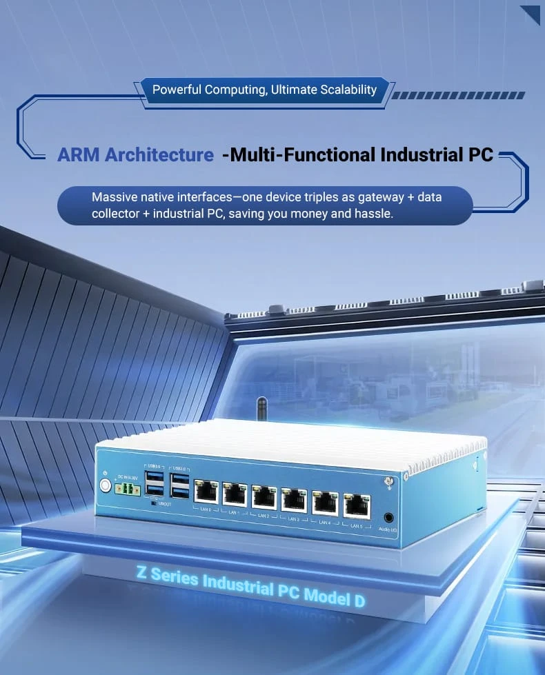 ARM-architecture Multi-functional Industrial PC
