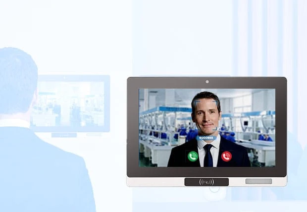 Przemysłowy komputer z panelem dotykowym RFID do rozpoznawania twarzy do fabrycznej kontroli dostępu