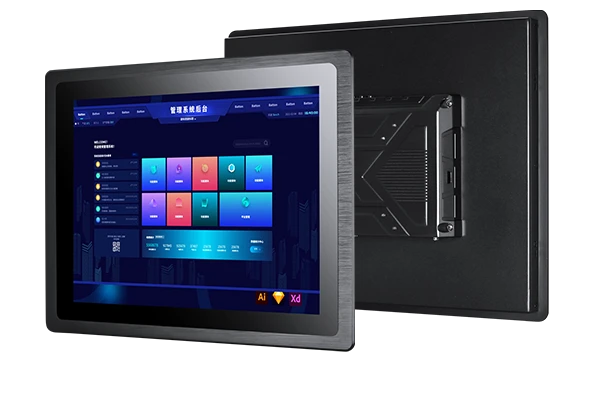 Embedded touchscreen monitor