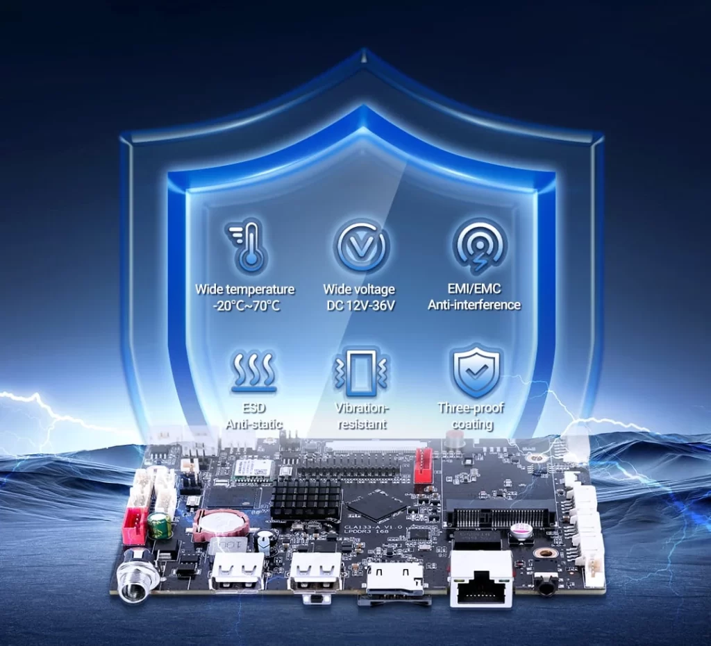 Industrial protections for A133 motherboard