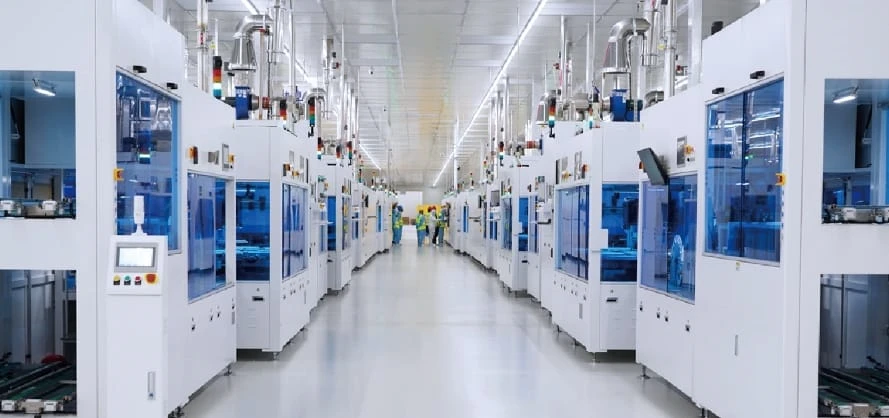 Touchscreen Monitor for Photovoltaic Cell Manufacturing