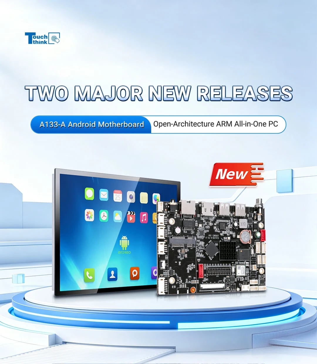 Two TouchThink Computing and Control Products