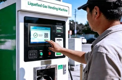 Liquefied Gas Vending Machine