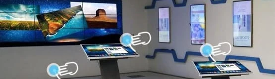 Multi-Screen Linkage Display Solution for Booths