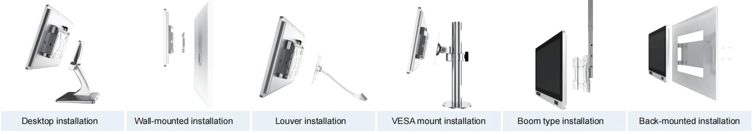Shop floor terminal installation methods