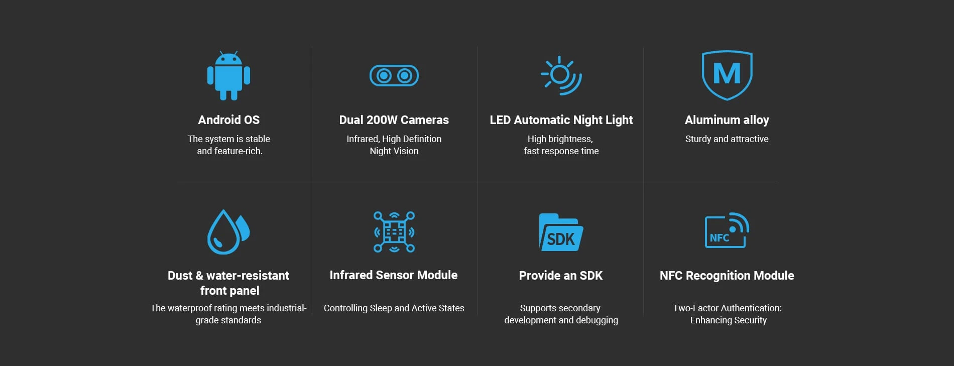 8-inch Facial Recognition Temperature-sensing All-in-one Terminal