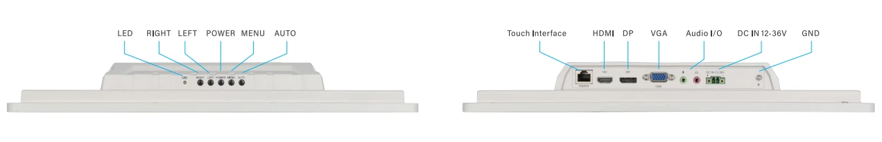 Fanless Medical Grade Touch Display