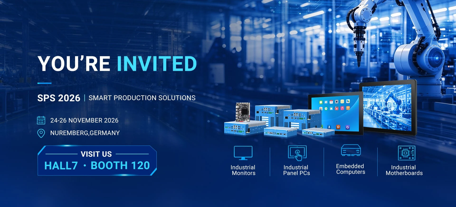 The Invitation from TouchThink for SPS (German) 2026